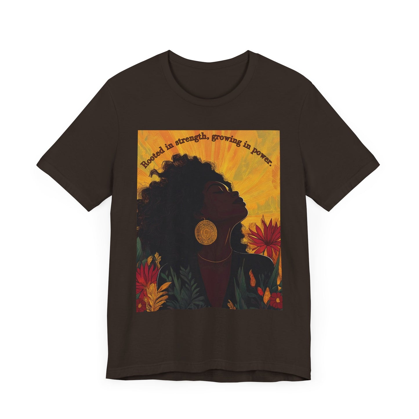 Rooted in Strength Tee – Grounded in Power, Radiating Confidence