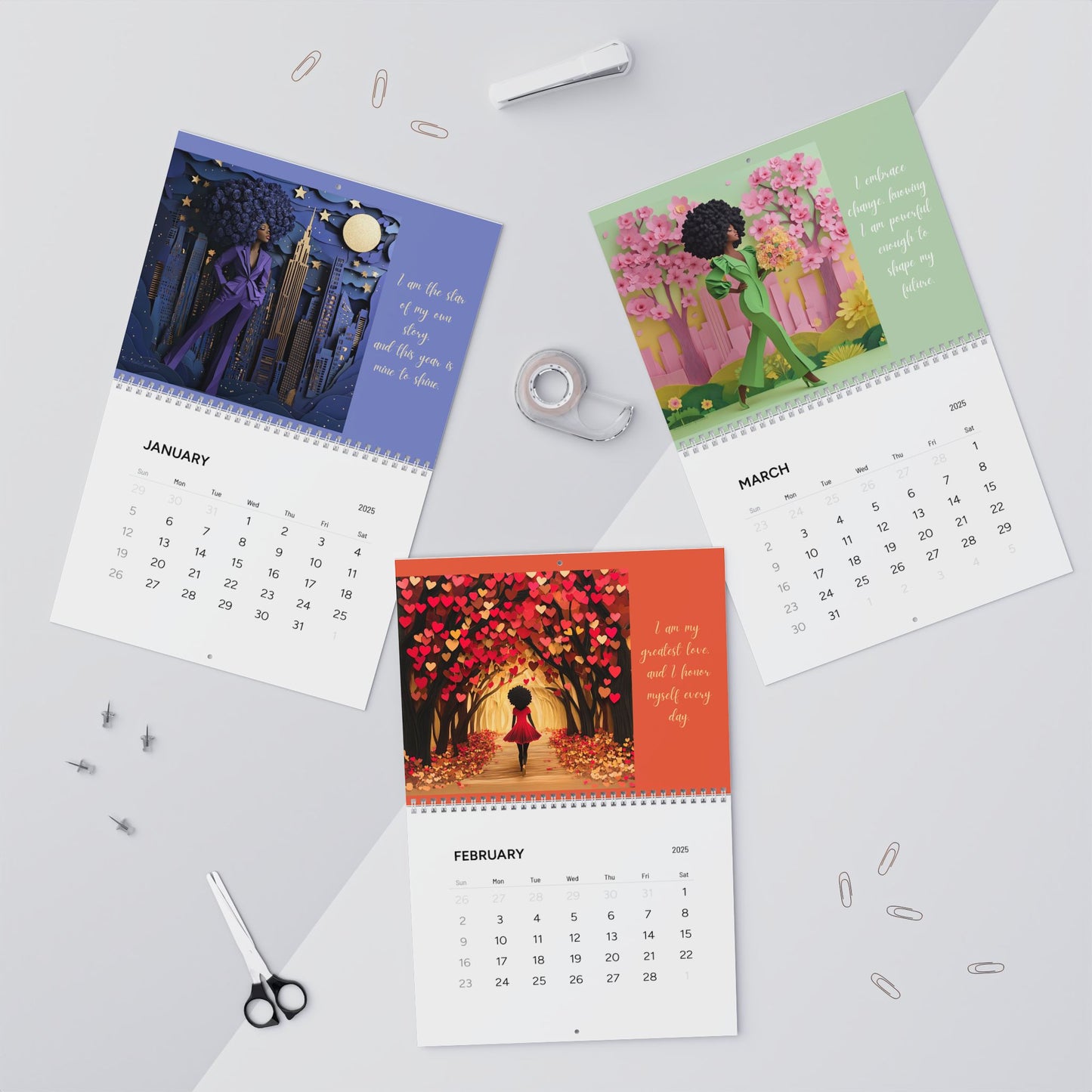 I Am Affirmation Calendar