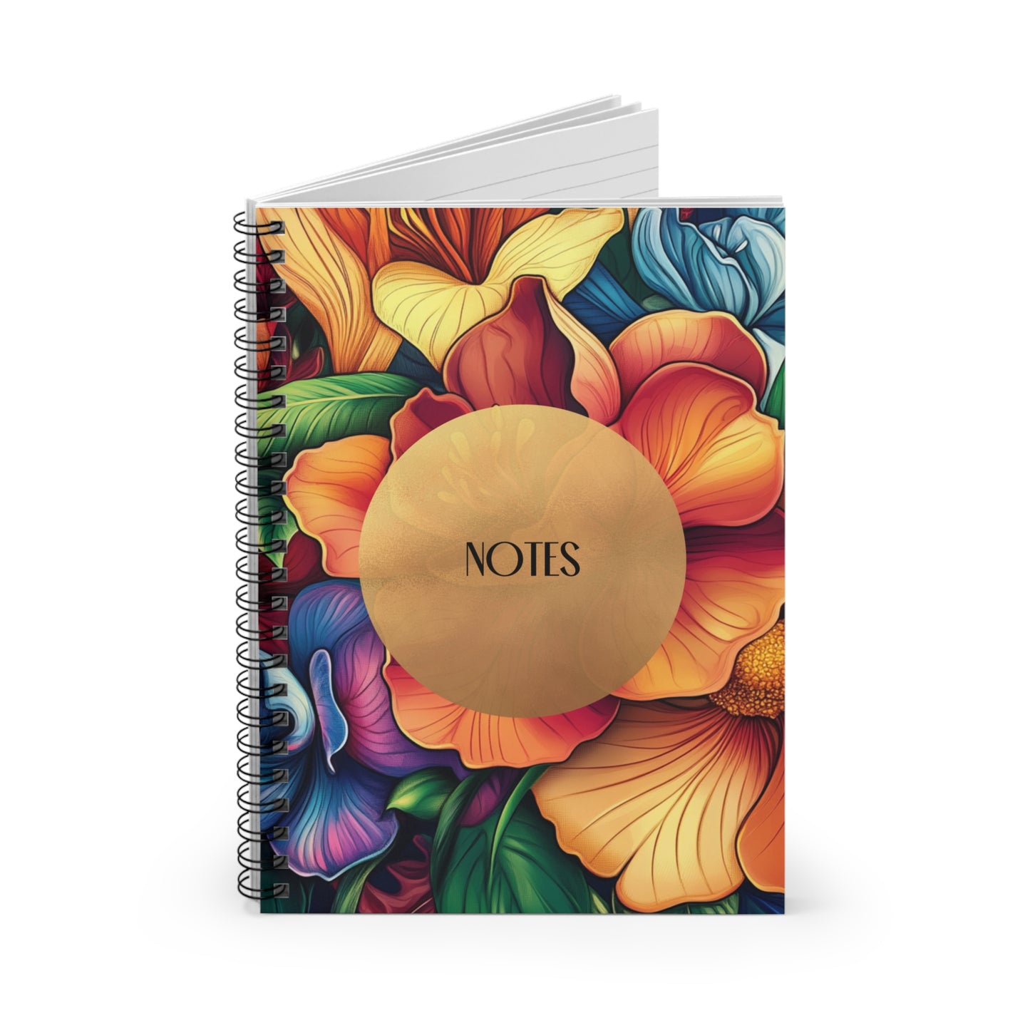 Blooming Florals Spiral Note Journal