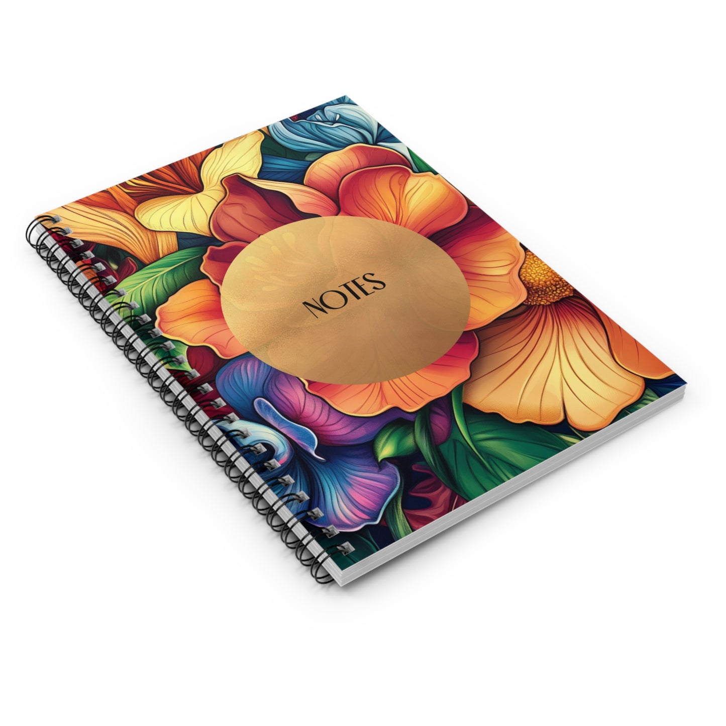Blooming Florals Spiral Note Journal