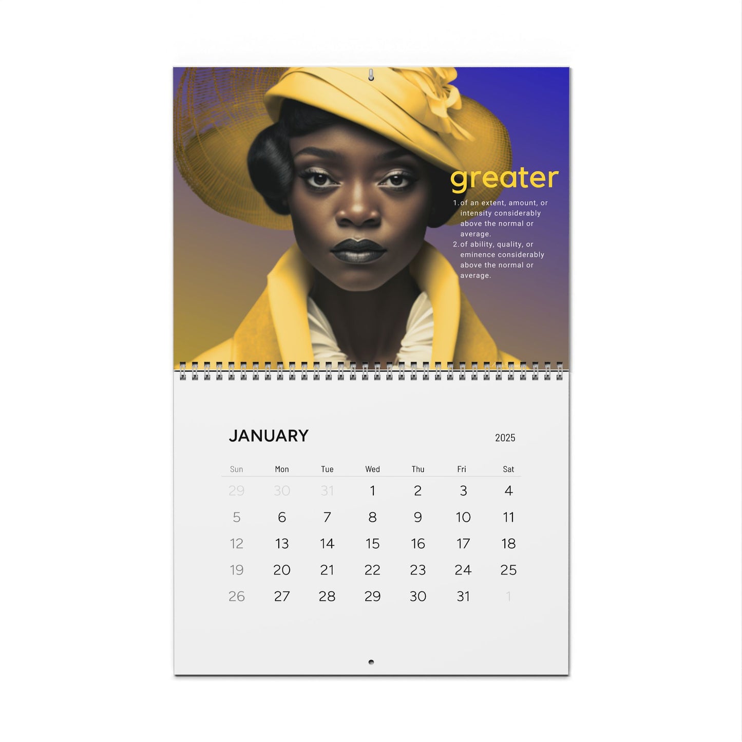 "Greater" Wall Calendar
