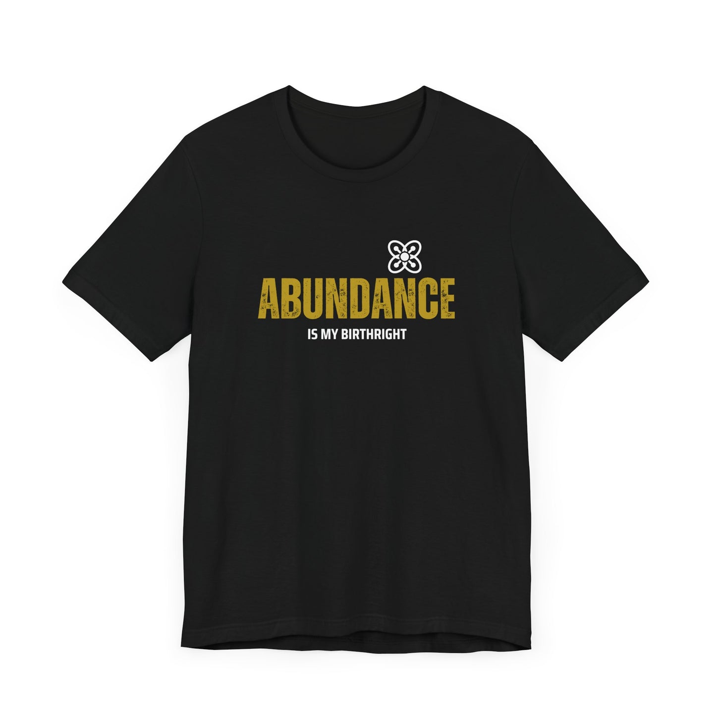 Abundance is My Birthright Tee – Embrace Prosperity