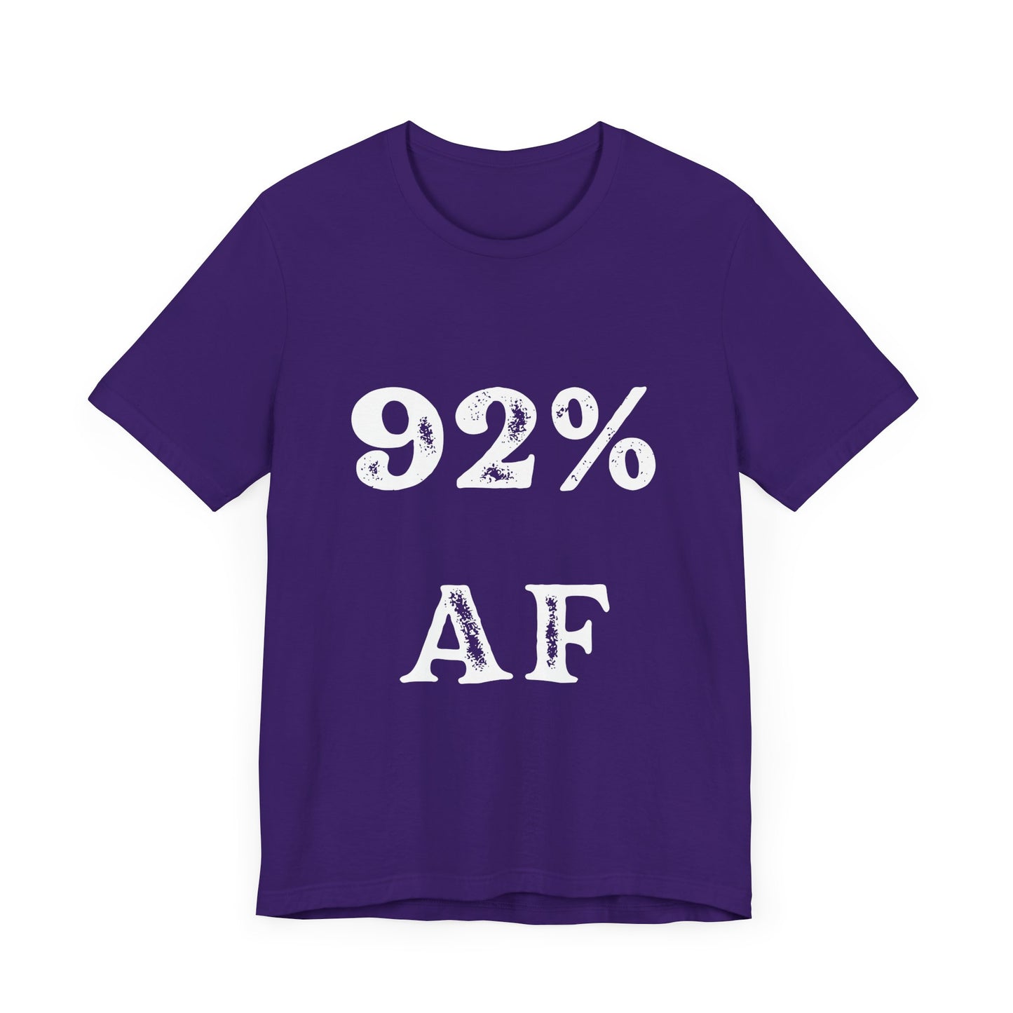 92% AF T-Shirt – Black Culture Shirt, Melanin Tee, Black Pride Graphic Tee