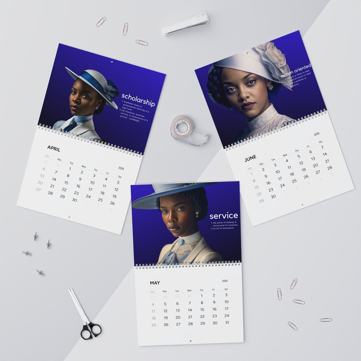 "Finer" Wall Calendar