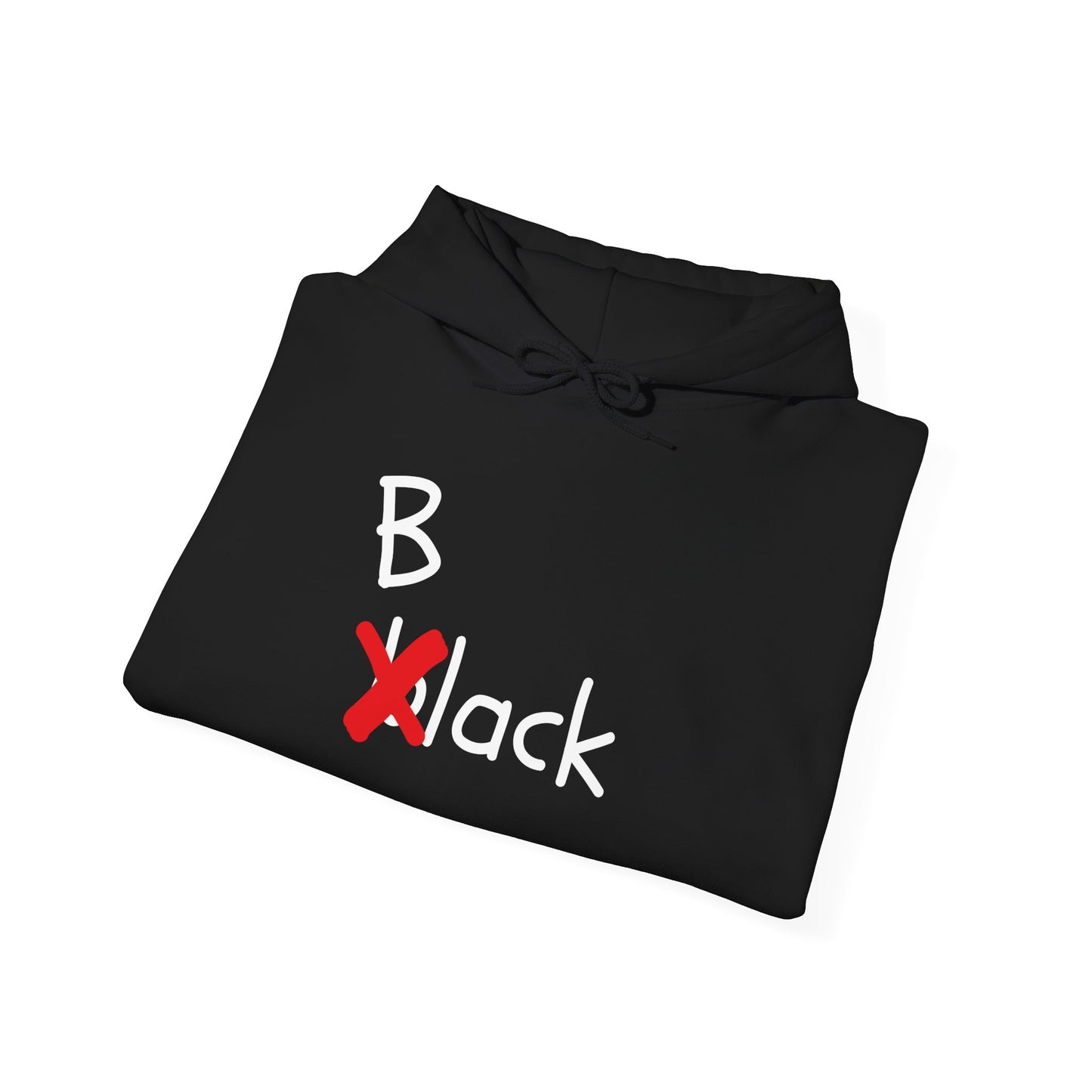 B Black Hoodie Sweatshirt
