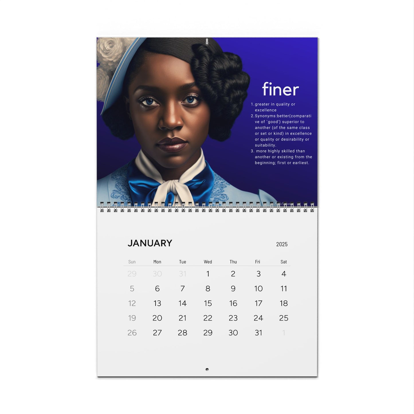 "Finer" Wall Calendar