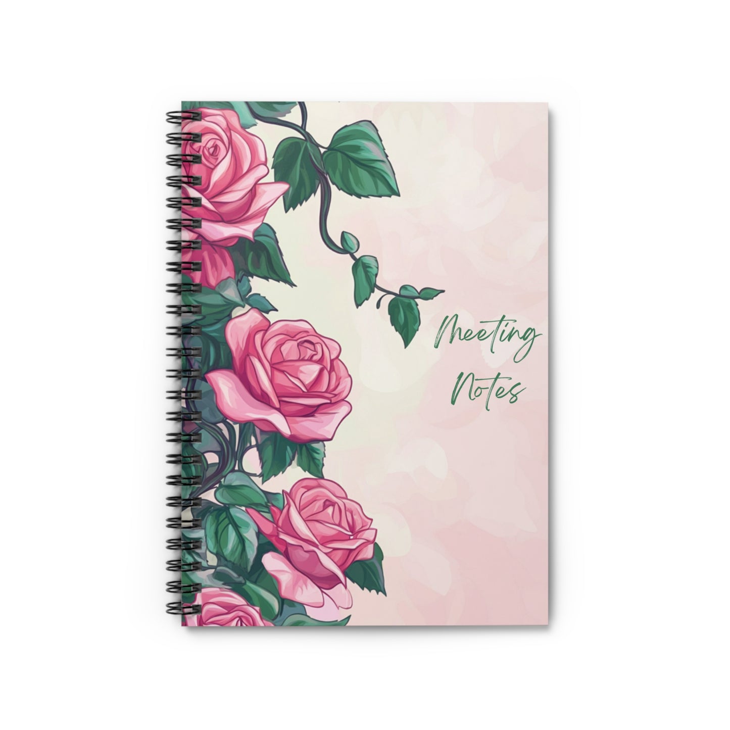 Meeting Notes Spiral Notebook