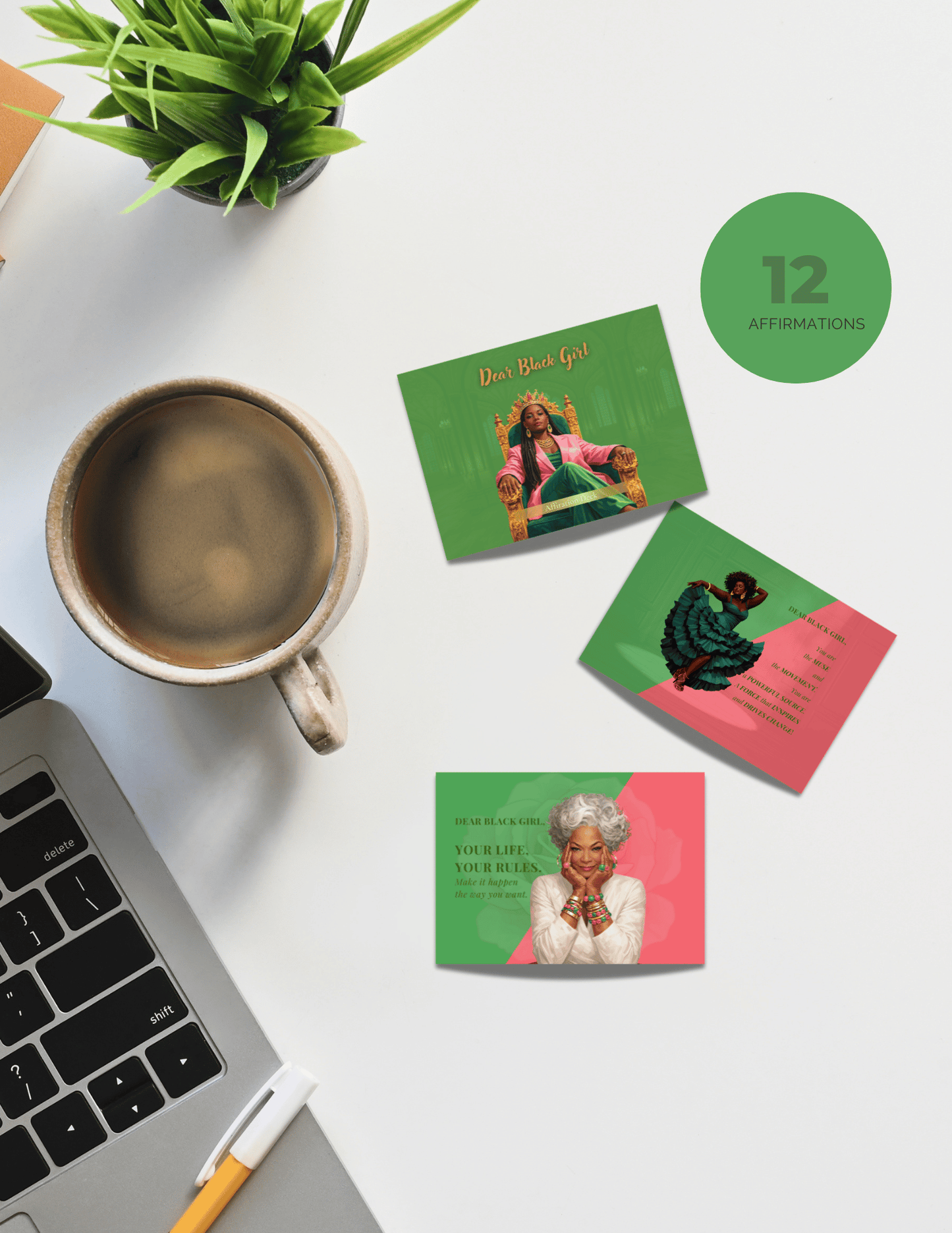 Dear Black Girl Affirmation Cards 1908 Edition