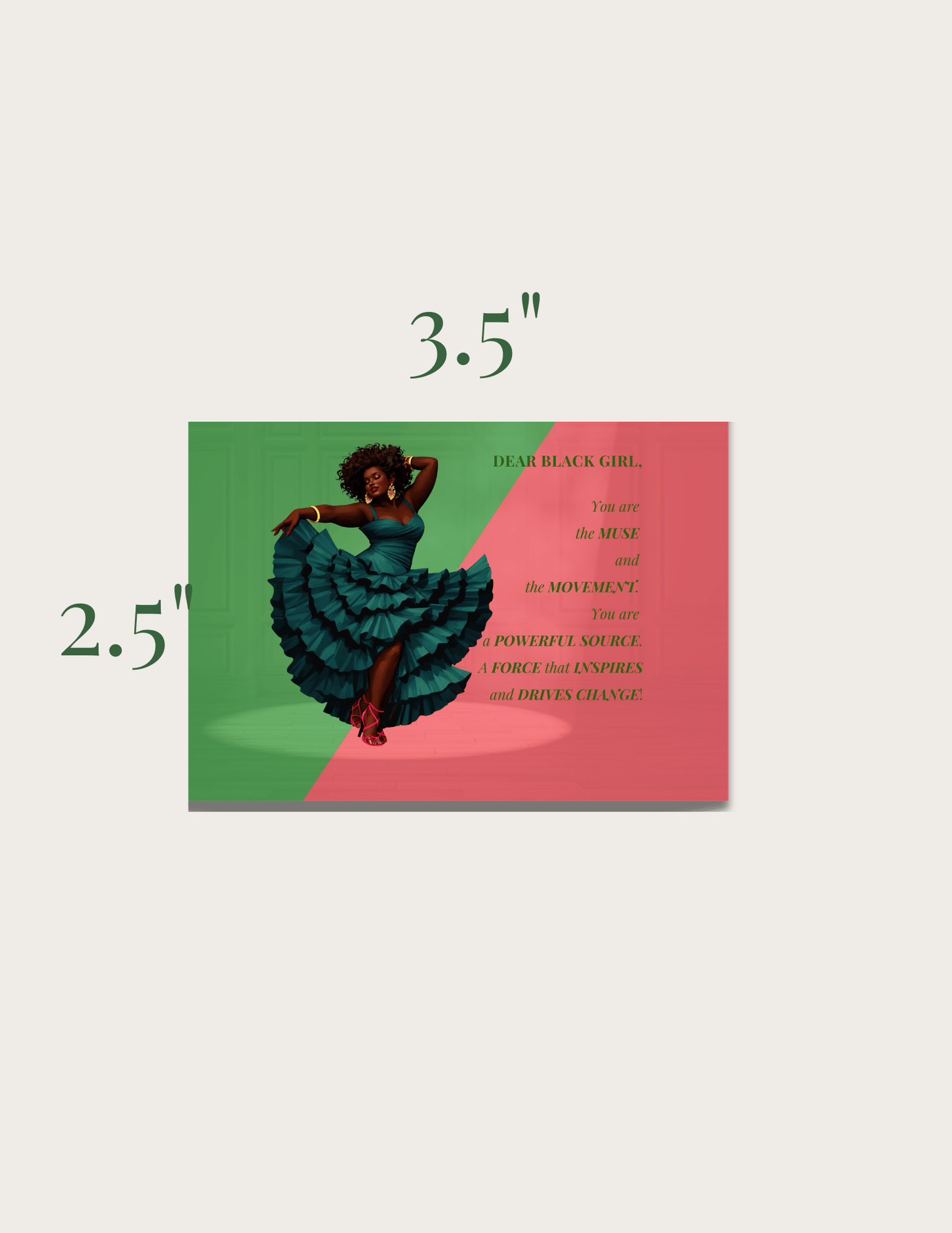 Dear Black Girl Affirmation Cards 1908 Edition