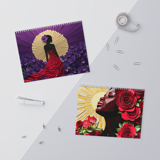 I Am Affirmation Calendar Red & White Edition