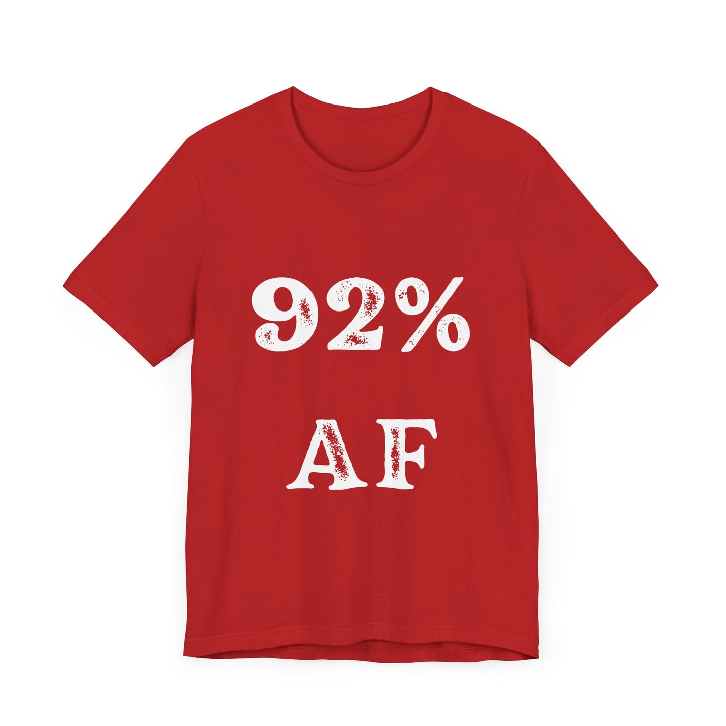 92% AF T-Shirt – Black Culture Shirt, Melanin Tee, Black Pride Graphic Tee