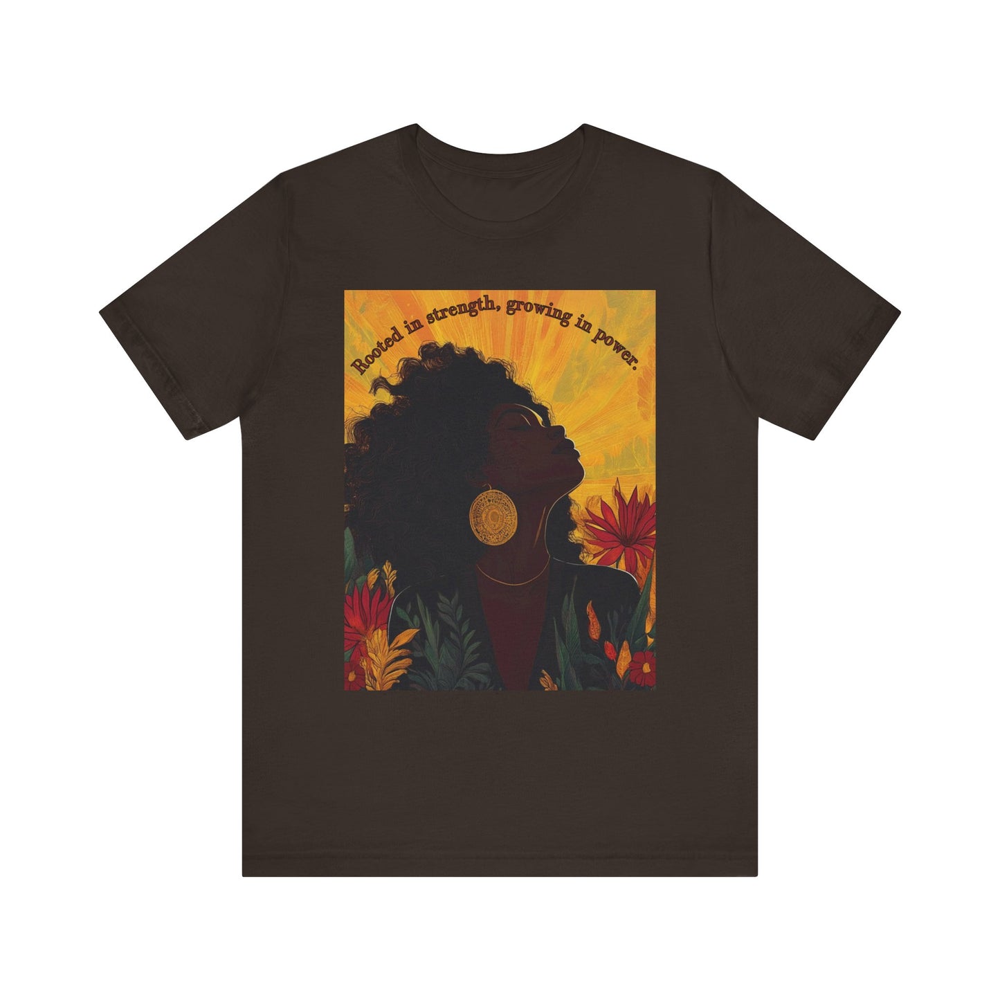 Rooted in Strength Tee – Grounded in Power, Radiating Confidence