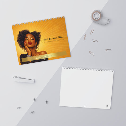 Dear Black Girl Inspirational 2026 Calendar