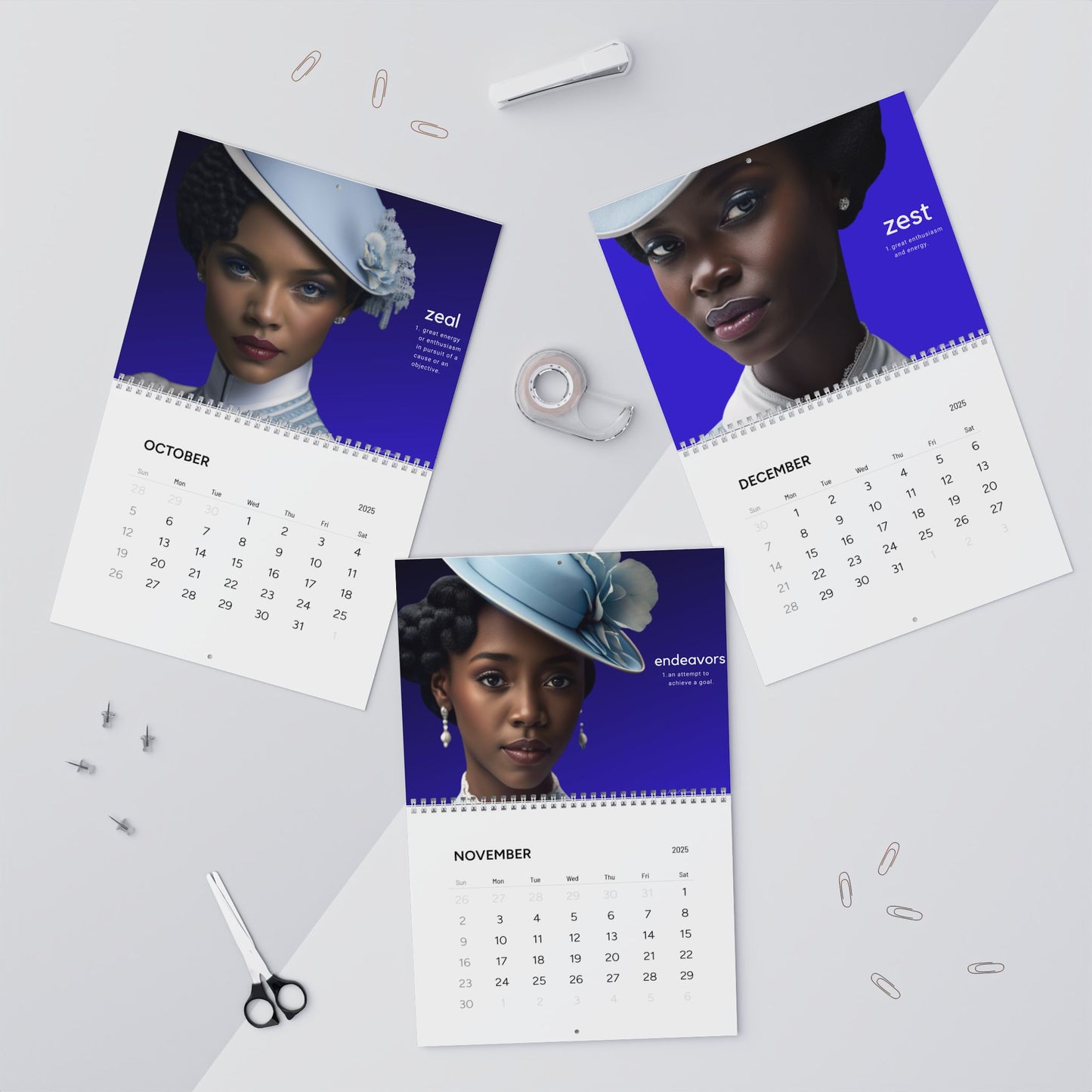"Finer" Wall Calendar