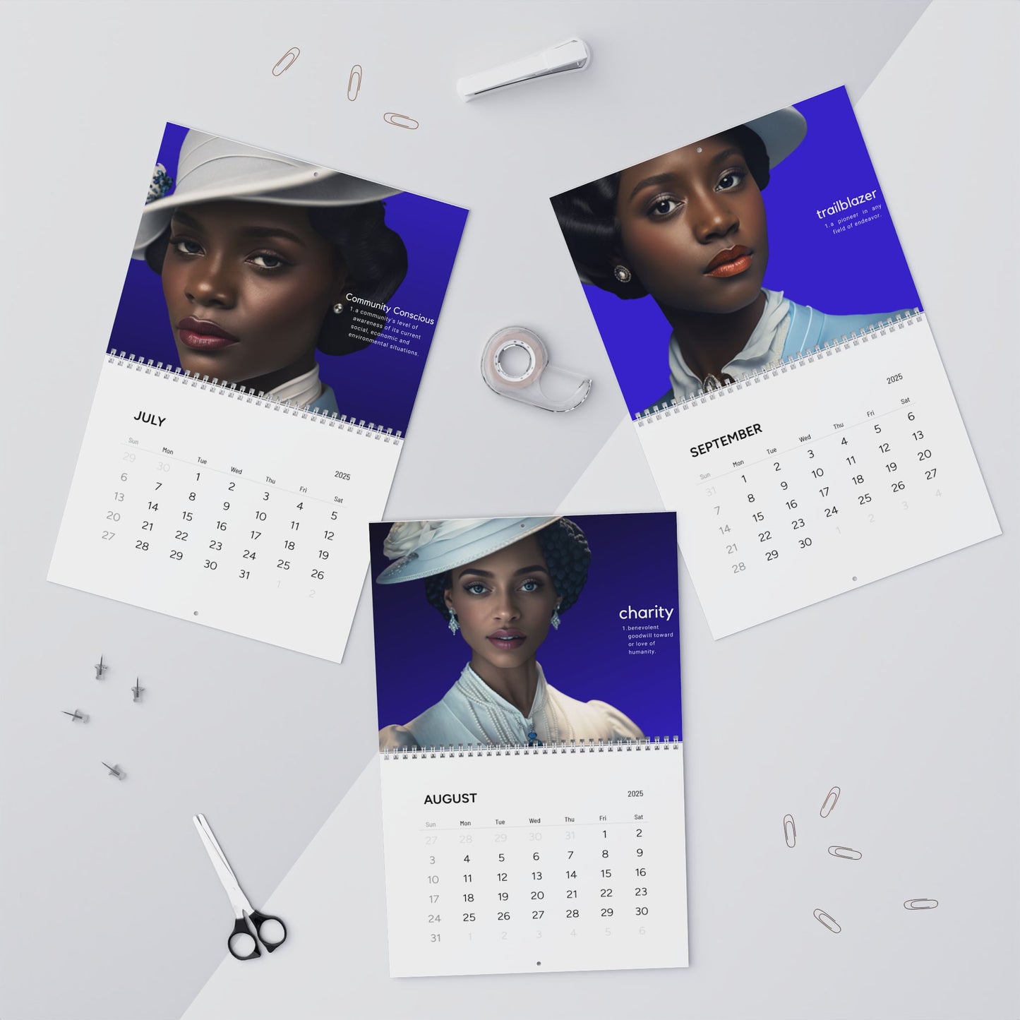 "Finer" Wall Calendar
